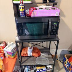 Stand that microwave is on.