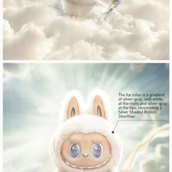 THE MONSTERS - ANGEL IN CLOUDS Vinyl Face Doll