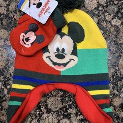 Mickey Beanie Set
