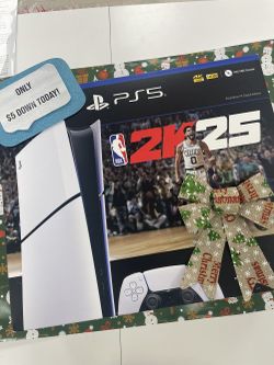 LIMITED STOCK 🔥 Sony Playstation -  PS5 Slim & PS5 Pro  - Gaming Console– Take It Home for Just $5 Down! 🎮