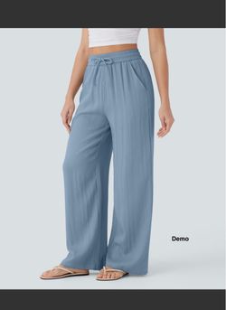Halara High Waisted Wide Leg Casual Pants (XL)