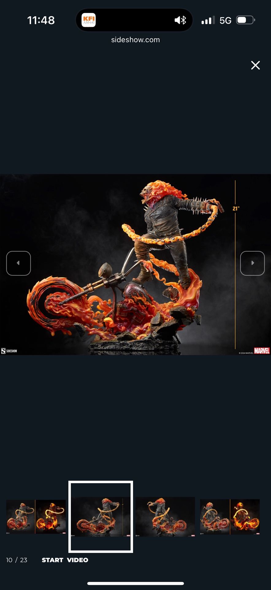 Ghost Rider Statue