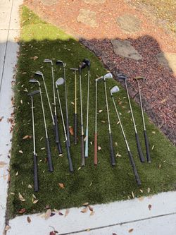Assorted Golf Clubs