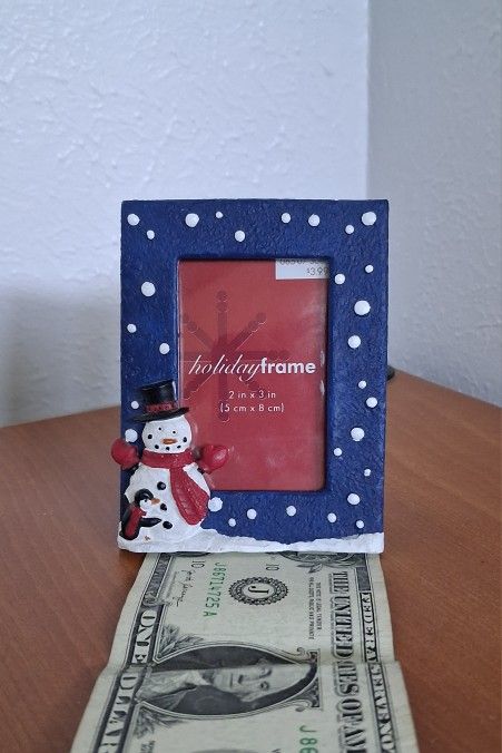 Snowman Picture Frame