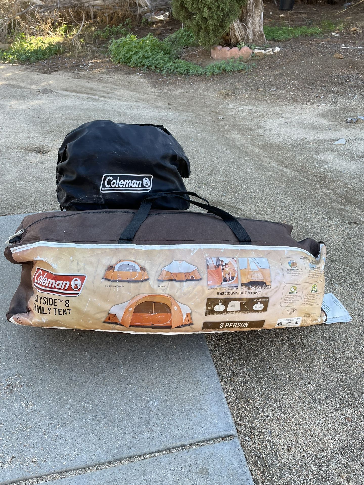 8-person Coleman Tent & Air Mattress