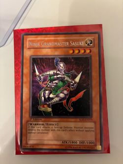 Yu-Gi-Oh Ninja Grandmaster Sasuke 1st Edition SOD-EN019