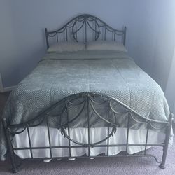 New Barely Used Iron./ Full Sized Bed frame Only