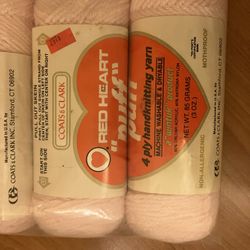 Pink Yarn 10 Skeins