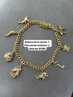 Manilla Con Colgante 10k 