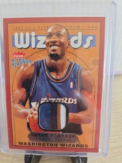 Wizards  Gilbert  Arenas  Patch  Card