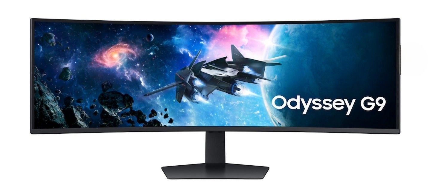 Samsung 49" Odyssey QD-OLED G9 (G95SC) DQHD 240Hz 0.03ms G-Sync Compatible Curved Smart Gaming Monitor