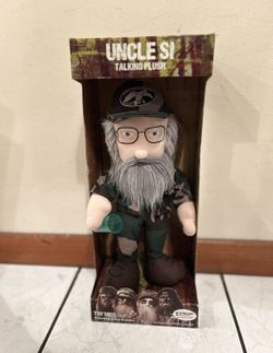 NEW Duck Dynasty Uncle Si Talking Plush