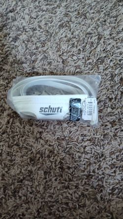 Schutt Chin Strap White Adult Four Point Helmet Football