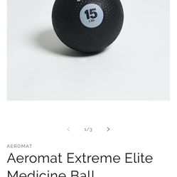 15lb MEDICINE BALL (NEW)!