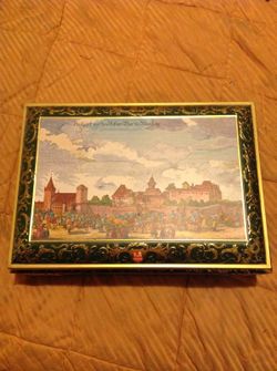 Large Vintage 1985 E. Otto Schmidt tin