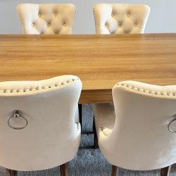 Dining Table With 4 Chairs 