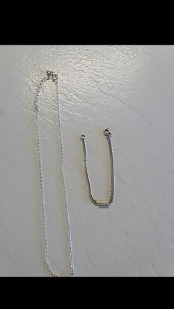 SILVER CHAIN WITH EXTENDER.