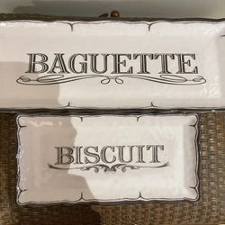 Two Plastic Trays