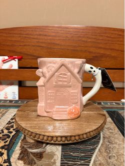 Cobwebs & cauldrons haunted house mug
