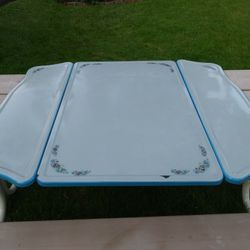 Antique Porcelain Enamel Table Top