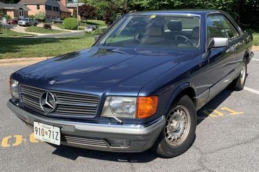 1982 Lapis Blue Mercedes-Benz SEC 500 Coupe