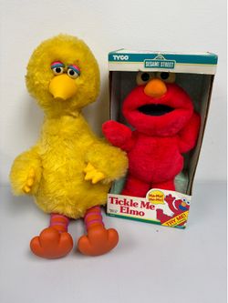 Tyco Elmo and Big bird