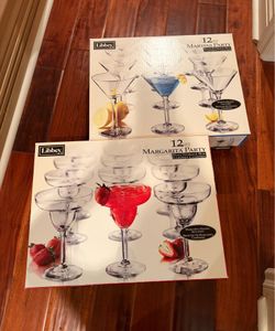 Libbey Margarita & Martini Glasses (New)