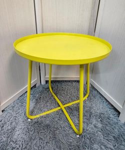 Metal side table 17"D x 17"W x 17"H