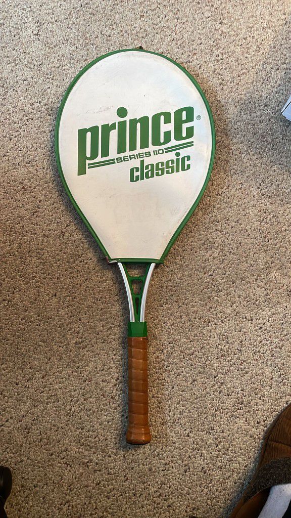 Vintage Prince Classic Series 110 Tennis Racket Cover 4 3/8" Grip