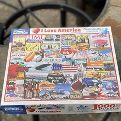 I Love America Puzzle (1000 Pieces) 