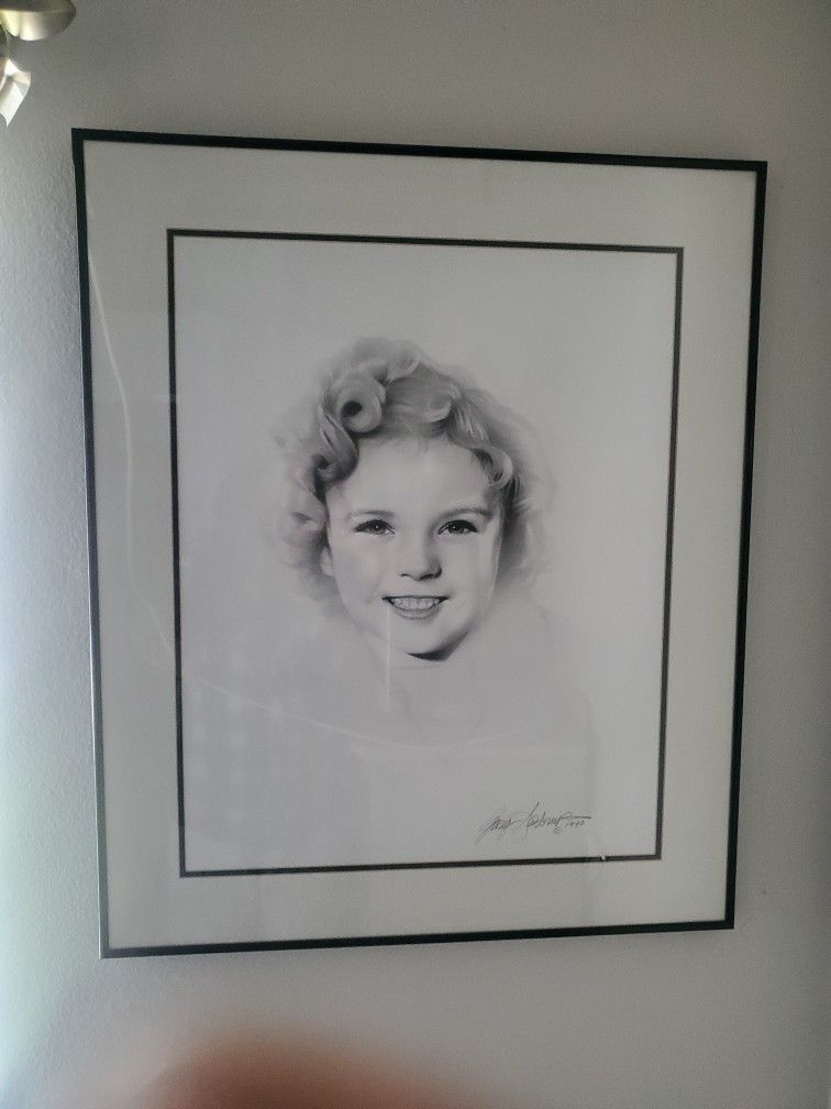 Lucille Ball and Shirley Temple Art