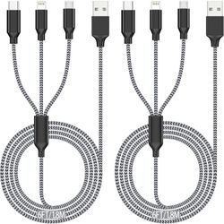 Multi Charging Cable (6ft 2Pack)