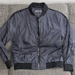Michael Kors Size Large Black Unisex Bomber Zip-Up Jacket