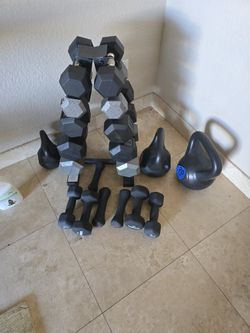 Dumbbells+ Kettlebells 