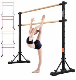 Adjustable Ballet Barre, Portable Dance bar,Fitness Equipment for Dance & Balance Excercise, Super Sturdy for Balance Workout,Weight Limit 250 LBS