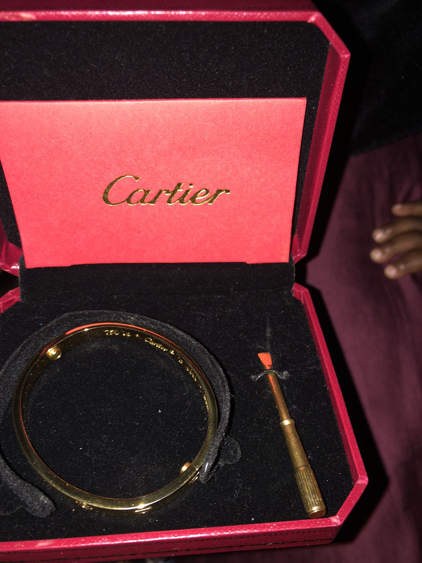 Willing To Negotiate Female Cartier Bracelet 