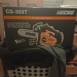 CS-355T Echo's most powerful top-handle saw