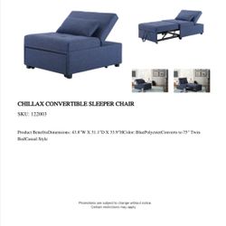 Convertible Sleeper Chair 