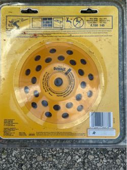DeWalt DW4775 7” Diamond Cup Grinding Wheel (Qty. 2)