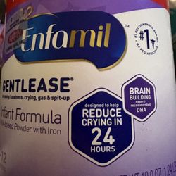 Enfamil Gentlease Baby Formula 19oz 