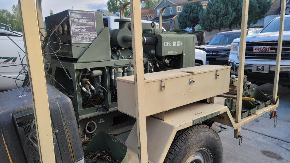 Military Trailer And Diesel Generator Set