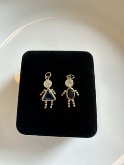 Set Of (2) 14K Pendants