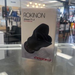 Rokinon 35mm Lens For Sony