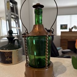 Reuge Musical Wine Bottle – Plays Unchained Melody – Vintage Barware Decor”
