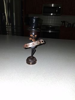 VINTAGE 1960'S-1970'S IDEAL WOODEN GENTLEMAN BOTTLE OPENER FIGURINE
