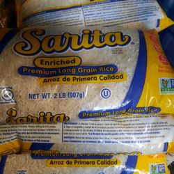 Sarita Enriched RICE(  6LBS )Premium Long GLUTEN FREE NONGMO 