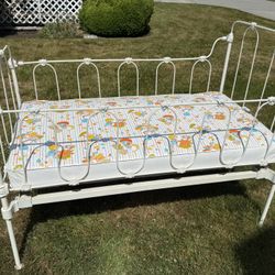 Antique Iron Crib