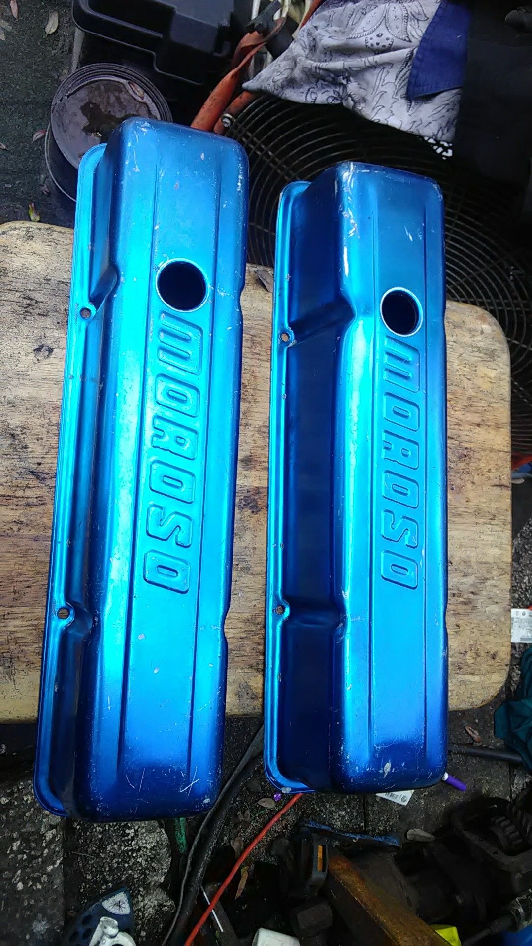 Moroso. Tall Valve covers sbc