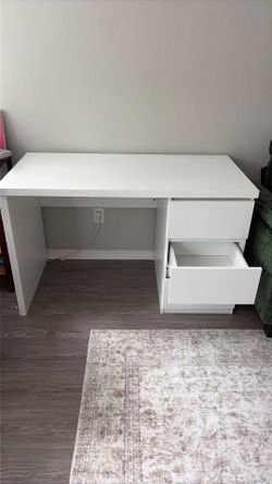 White Study Table