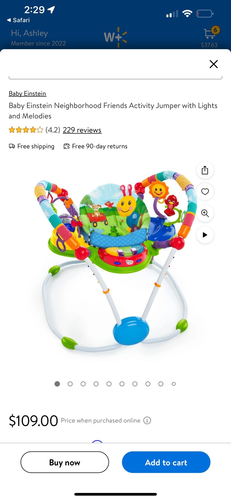 Baby Einstein Jumper